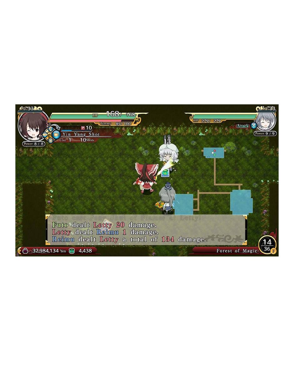 Touhou Genso Wanderer estándar para PS4 4