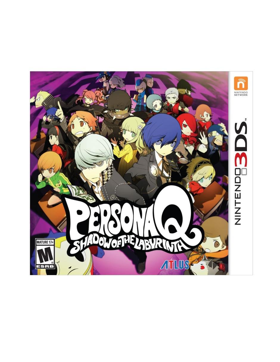 Persona Q: Shadow Of The Labyrinth estándar para Nintendo 3DS