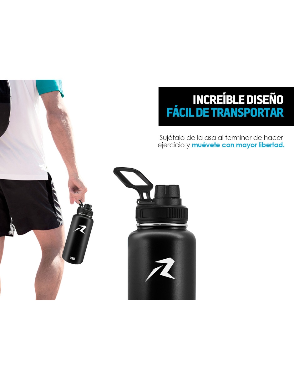 Termo Red Lemon de acero inoxidable
