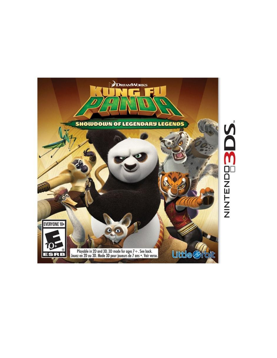 Kung Fu Panda: Showdown Of Legendary Legends estándar para Nintendo 3DS