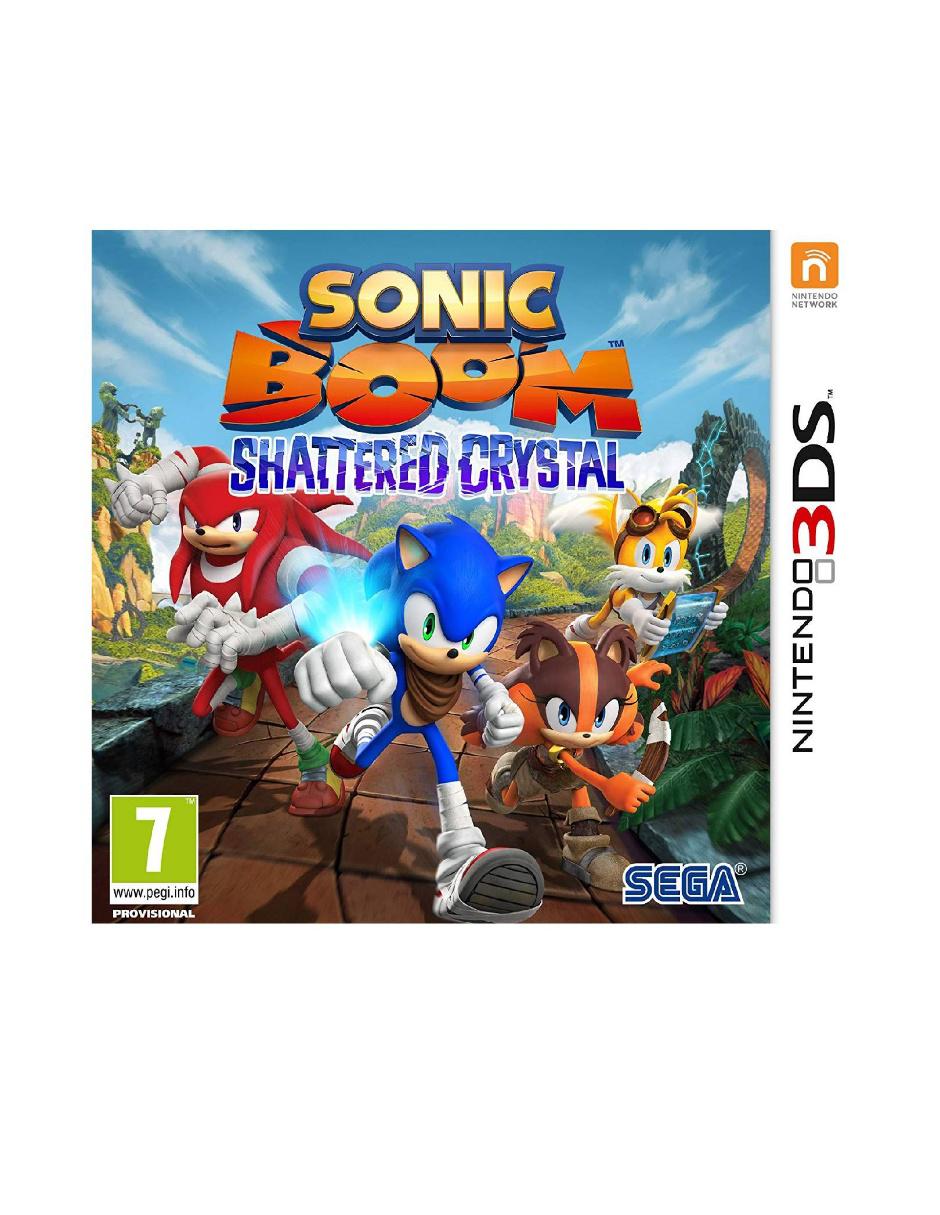 Sonic Boom Shattered Crystal Edición Estándar para 3DS Juego Físico Sonic Boom Shattered Crystal Edición Estándar para 3DS Juego Físico