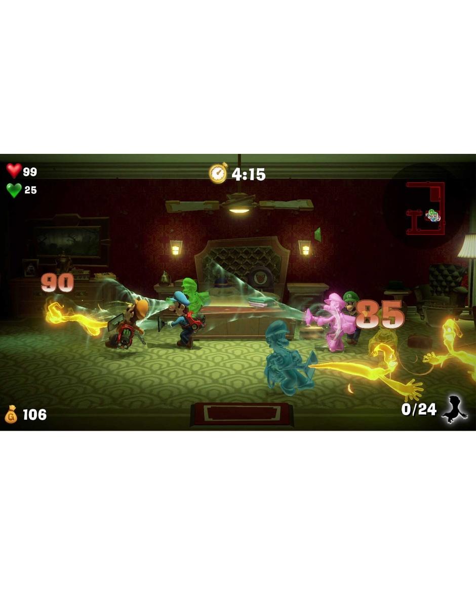 Luigi's Mansion estándar para switch 16