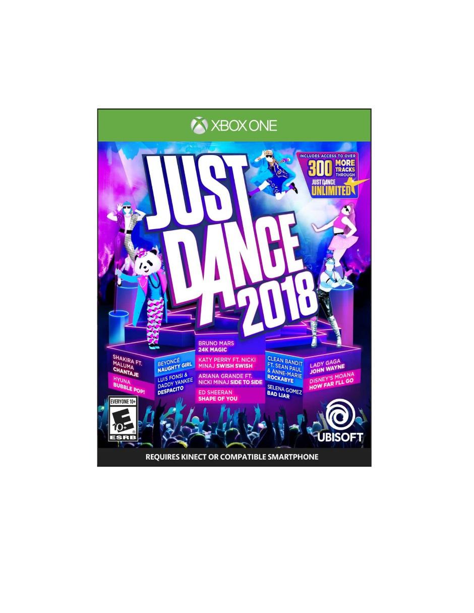Just Dance 2018 estándar para Xbox One