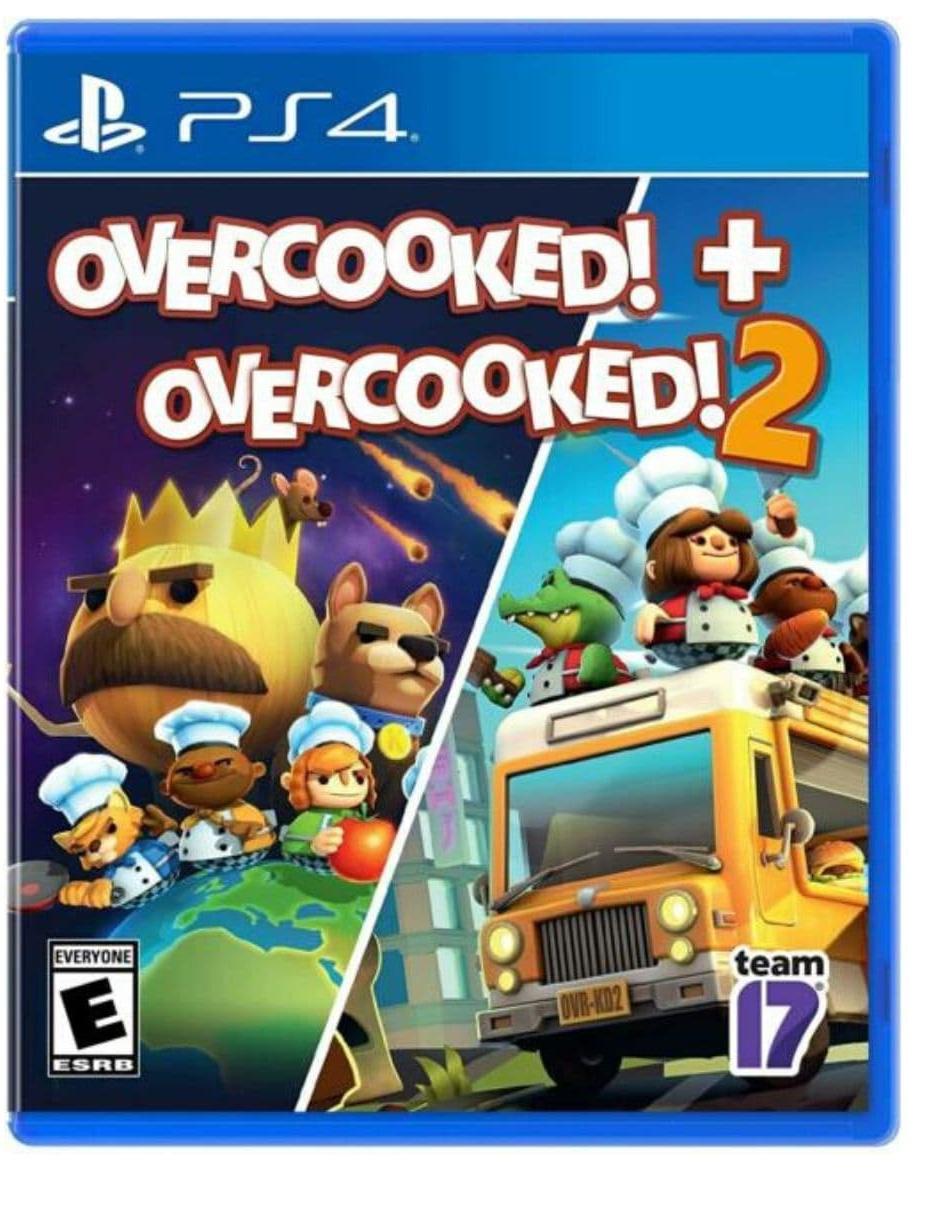 Overcooked 1 + 2 estándar para PS4