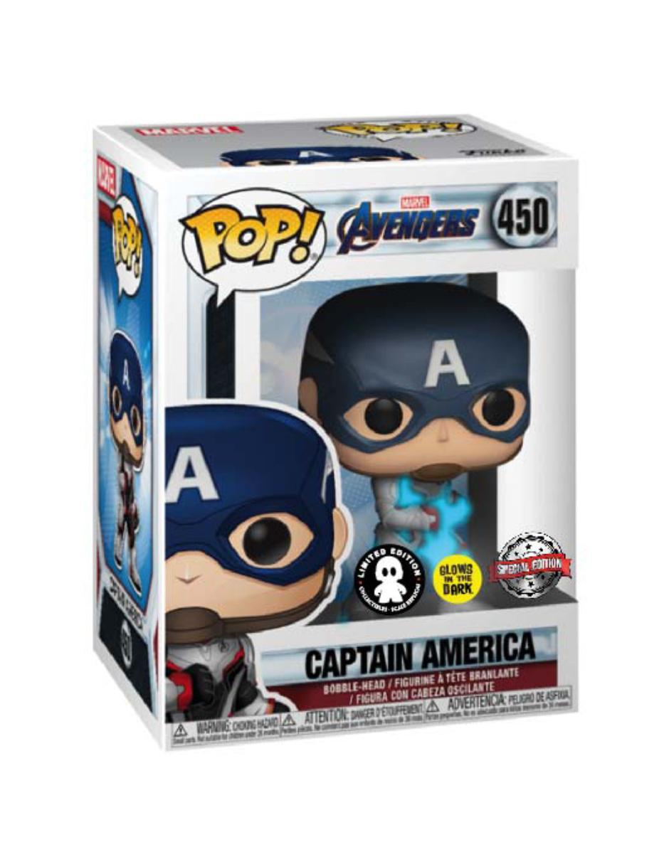 Figura Captain America Endgame Glow Pop 2