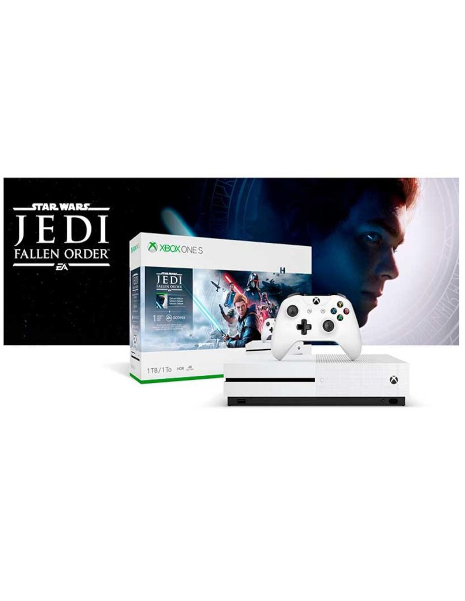 Consola Xbox One S 1TB Ultra HD 4K Jedi Fallen 3