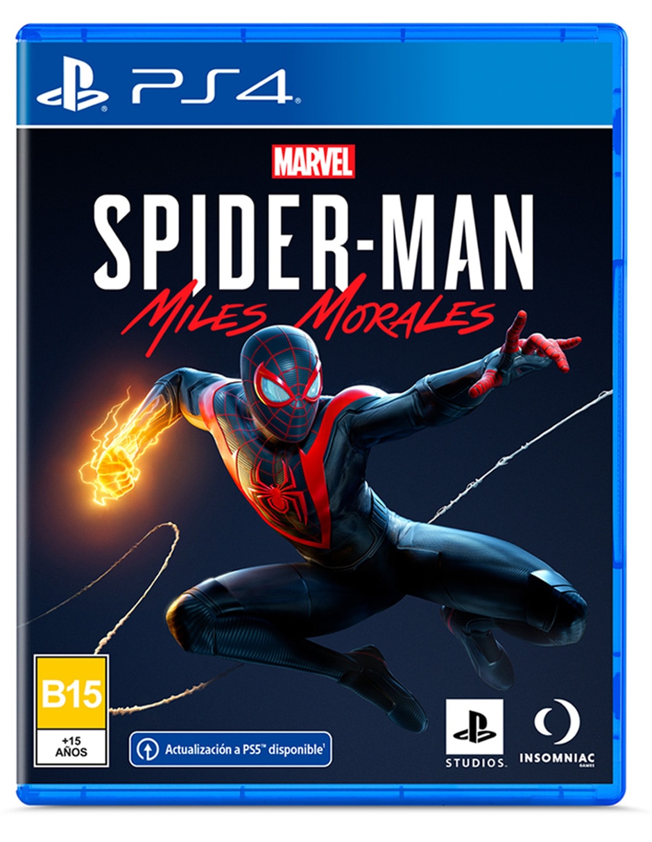 SpiderMan Miles Morales Estándar para PS4 físico 