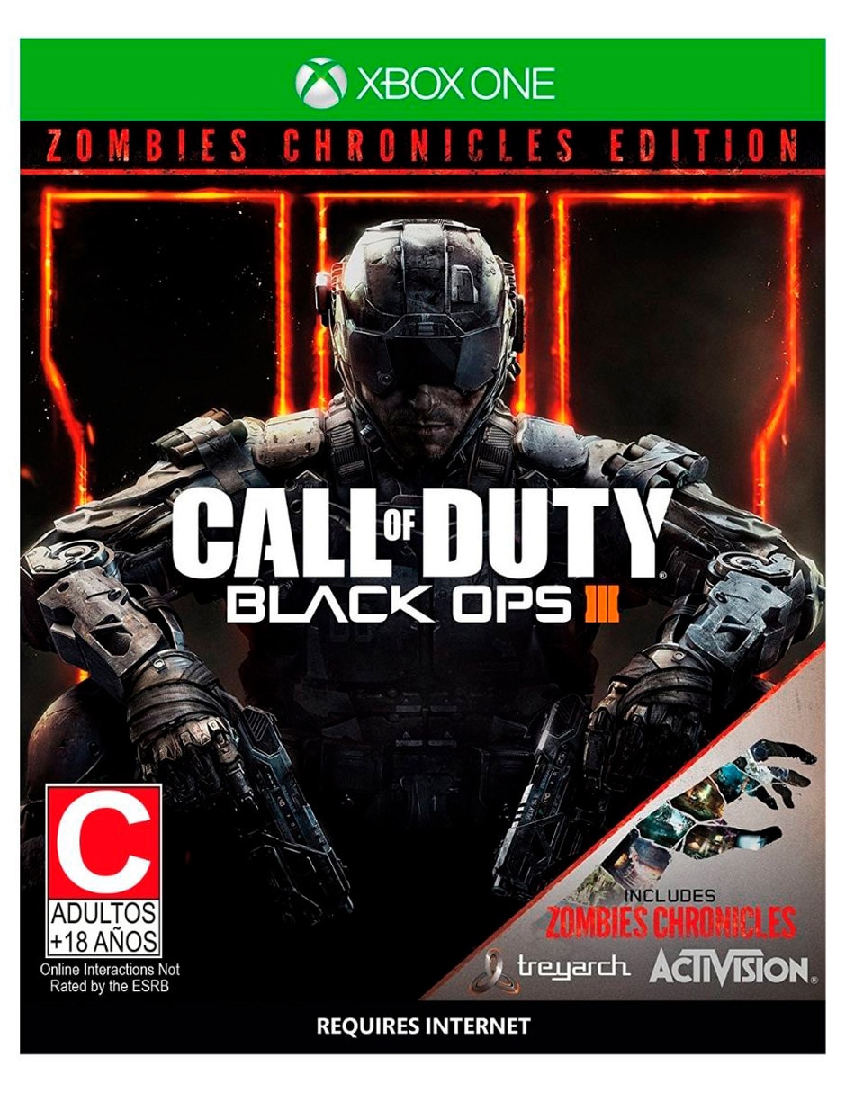 Call Of Duty Black Ops 3 + Zombies Chronicles estándar para Xbox One