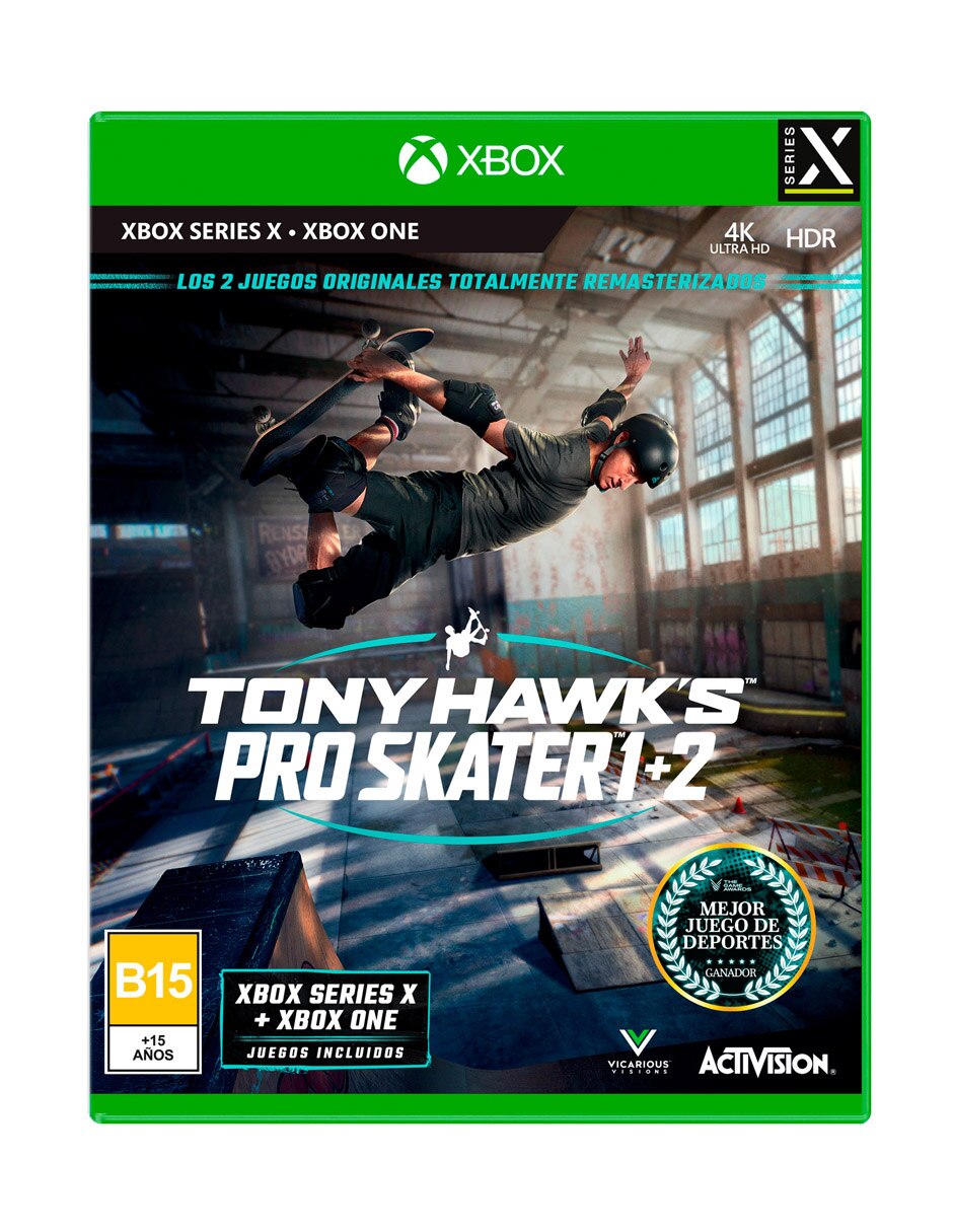evaluar prisa ensalada Tony Hawks Pro Skater 1+2 Edición Estándar para Xbox Series X y Xbox One  físico | Liverpool.com.mx