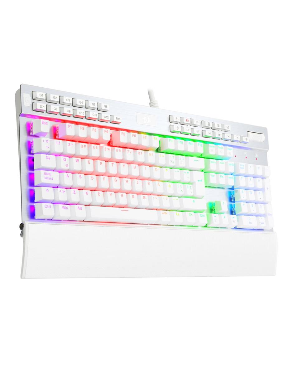 Teclado alámbrico Yama White K550W 4