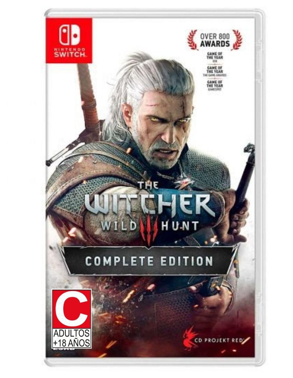 Witcher 3 Wild Hunt estándar para Nintendo Switch