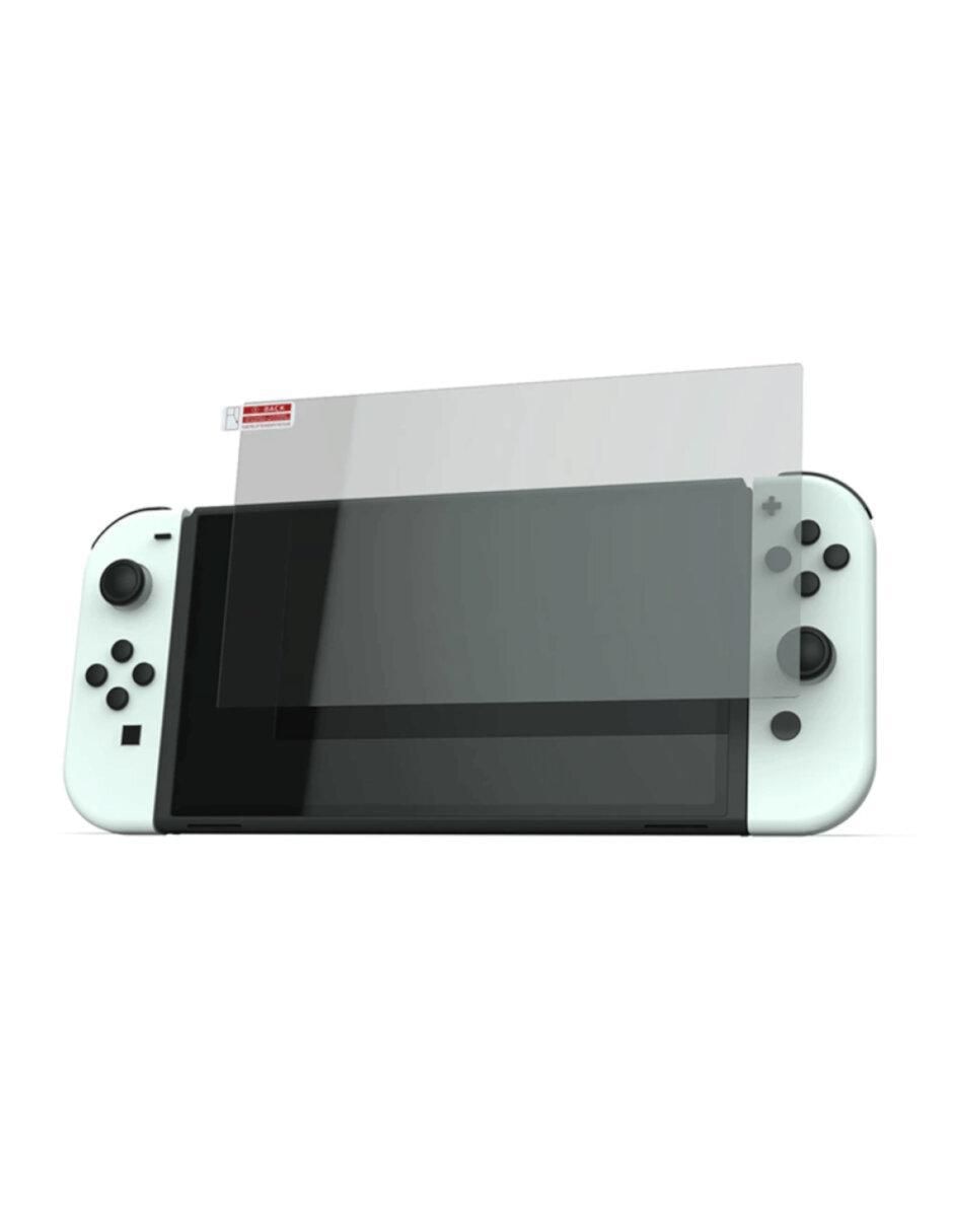 Mica para consola Nintendo Switch OLED cristal templado 7