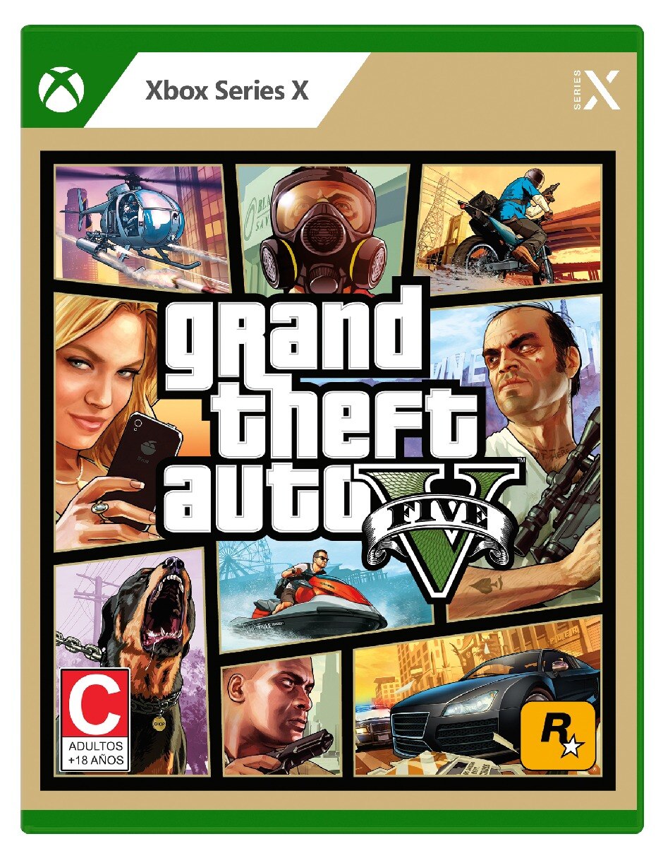 trama filosofía Permanece Grand Theft Auto V Estándar para Xbox Series X físico | Liverpool.com.mx