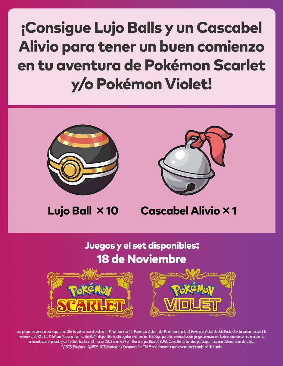 Pokémon Scarlet estándar para Nintendo Switch 8