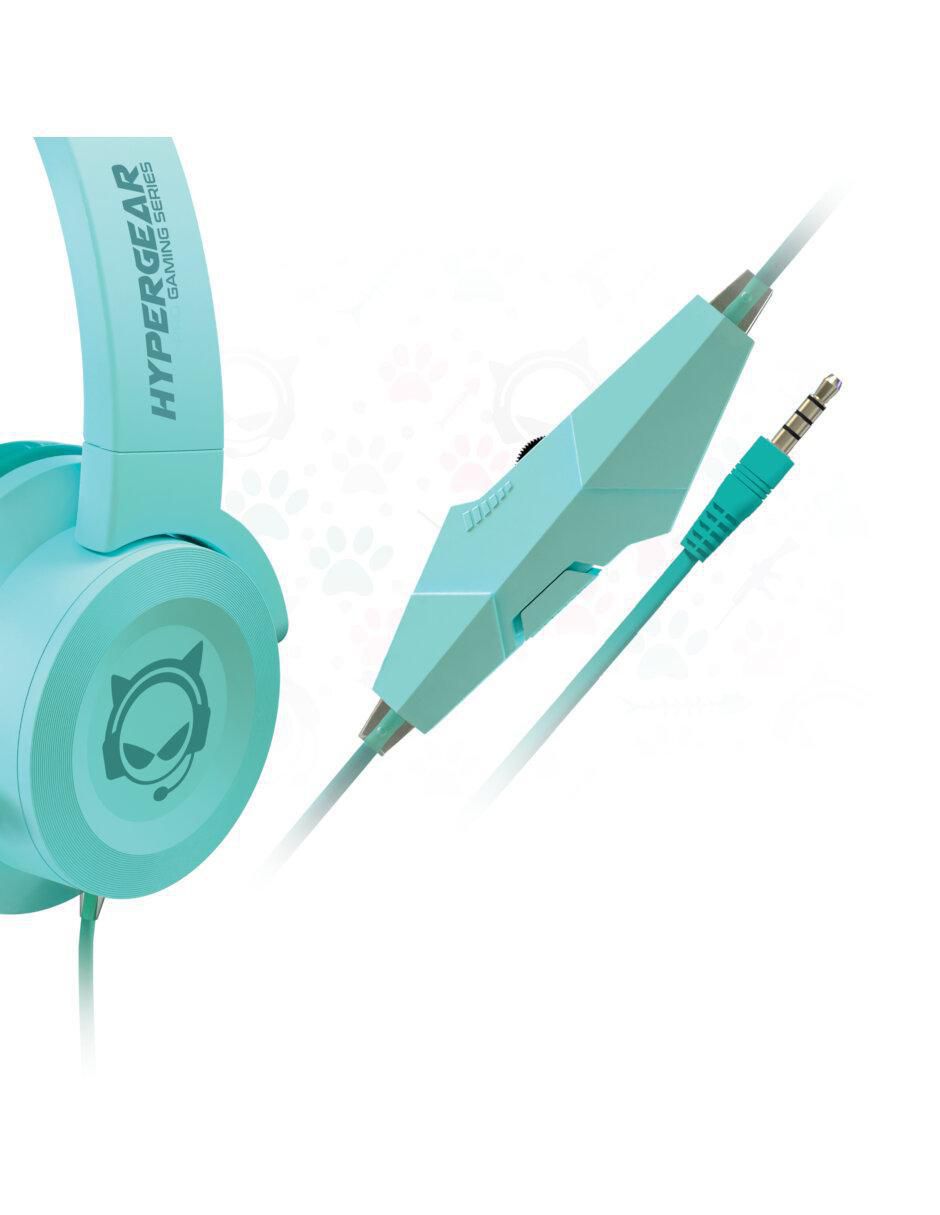 Audífonos Over-Ear Kitty Kombat alámbricos 2