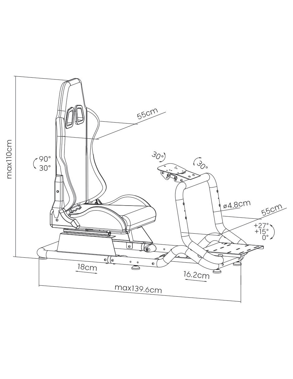 Silla simulador Ground Electronics 8