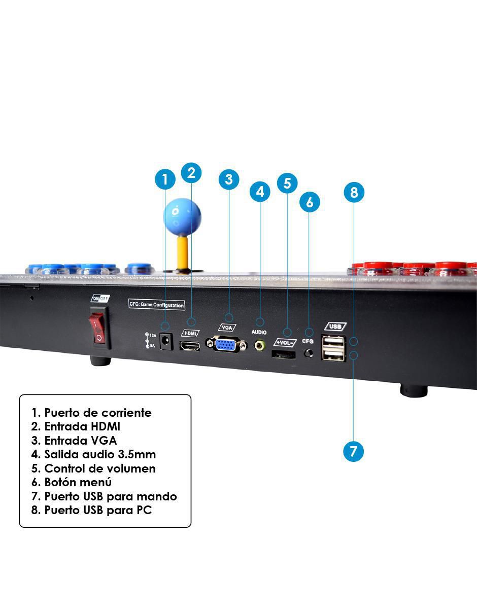 Consola fija de 16 gb street fighter 7