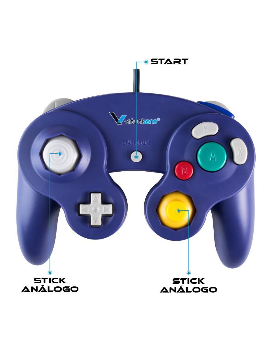 Control GameCube Inalámbrico Nintendo Switch - Metal Game