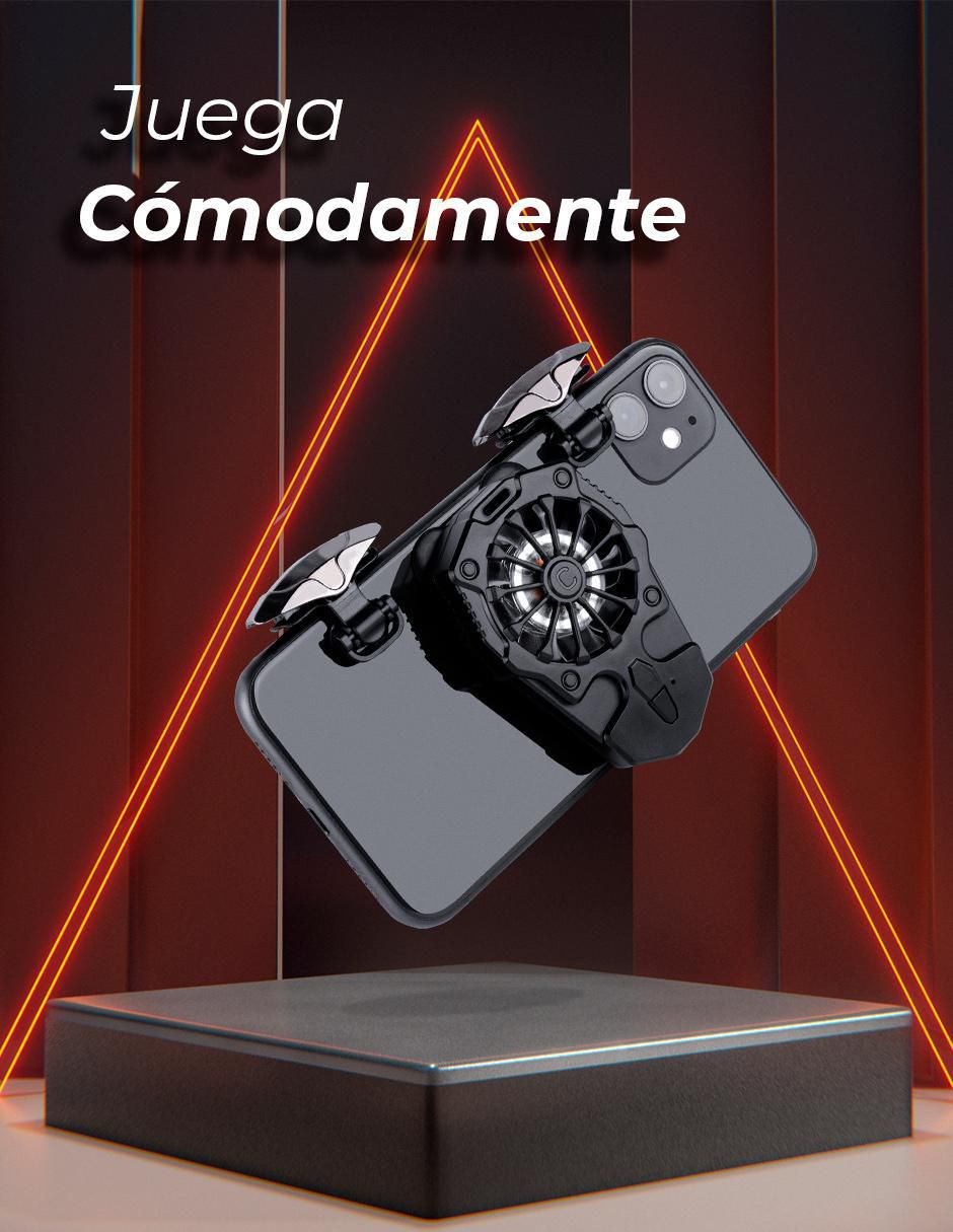 Ventilador de enfriamiento Gamer con gatillos Techzone DN-CRQ15 7