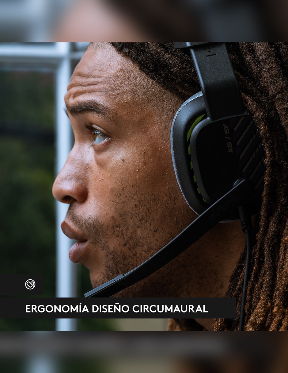 Audífonos Over-Ear A10 alámbricos con cancelación de ruido 6