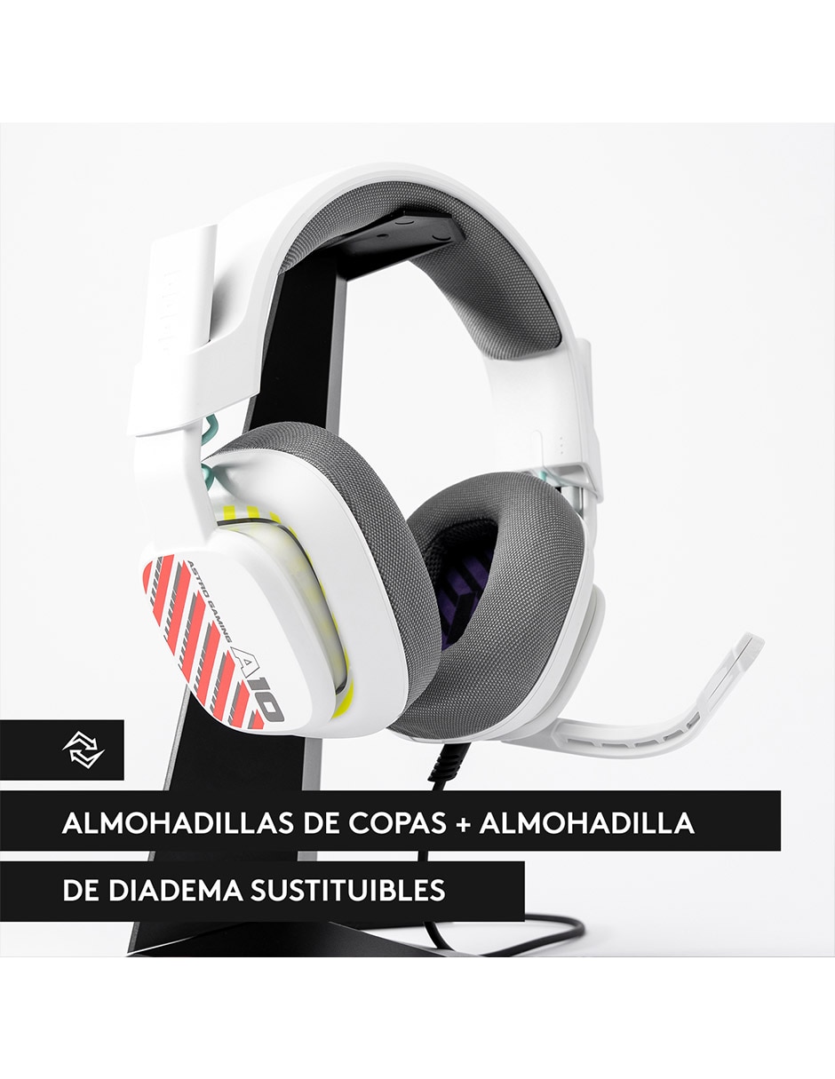 Audífonos Over-Ear A10 alámbricos con cancelación de ruido 7