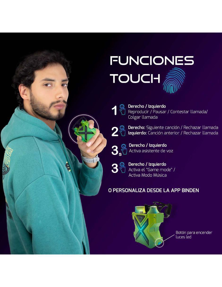Audífonos True Wireless Dark Punk inalámbricos 5