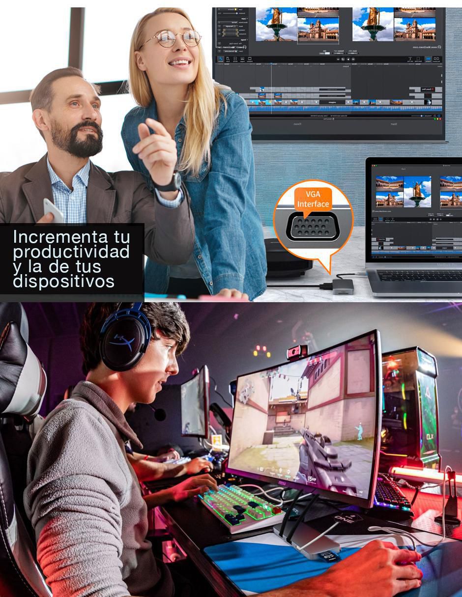 Adaptador multipuertos 4