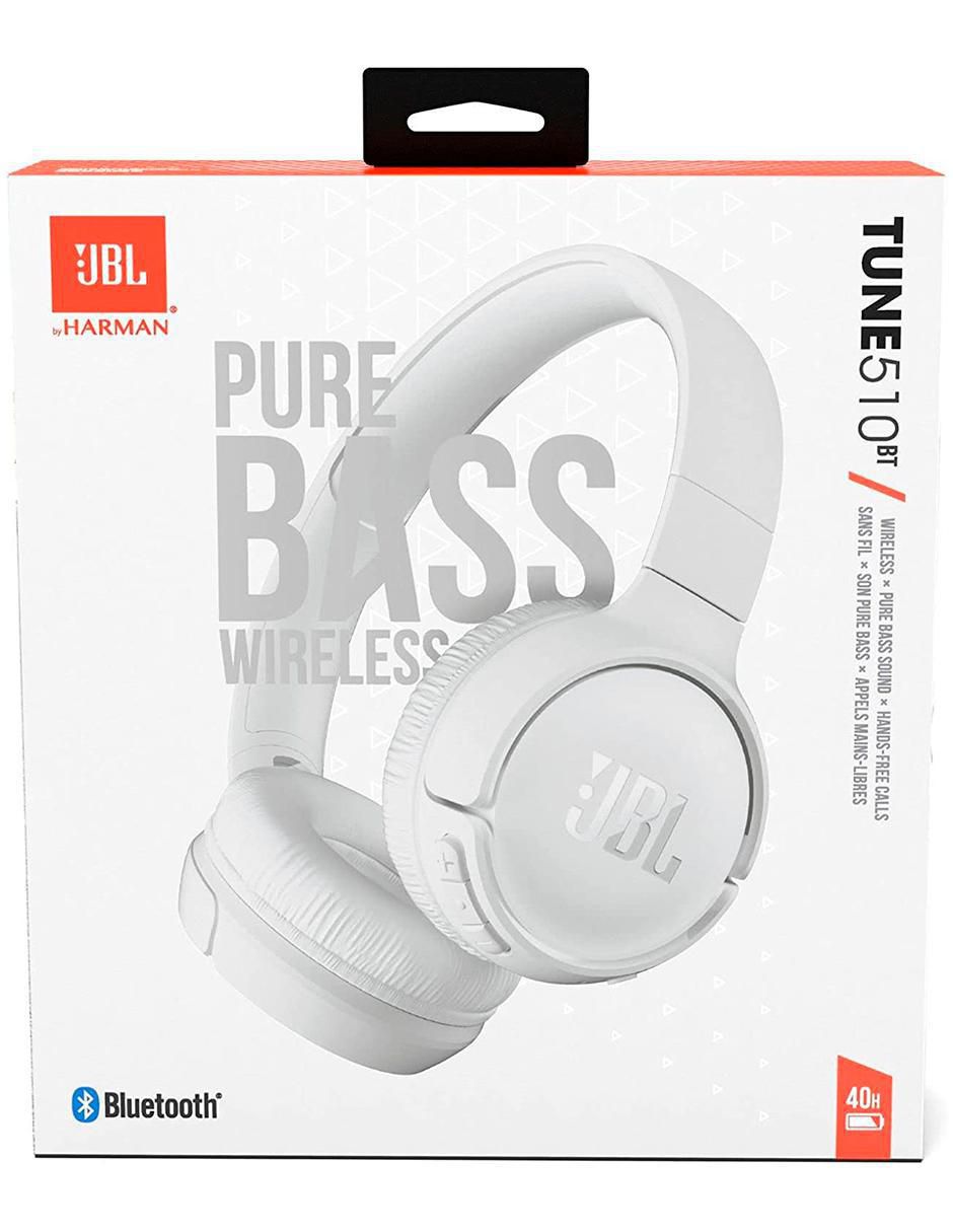 Audífonos On-Ear Jblt510Btwhtam inalámbricos 6