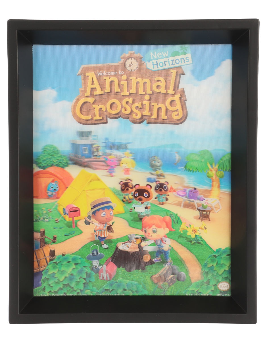 Póster lenticular de Animal Crossing