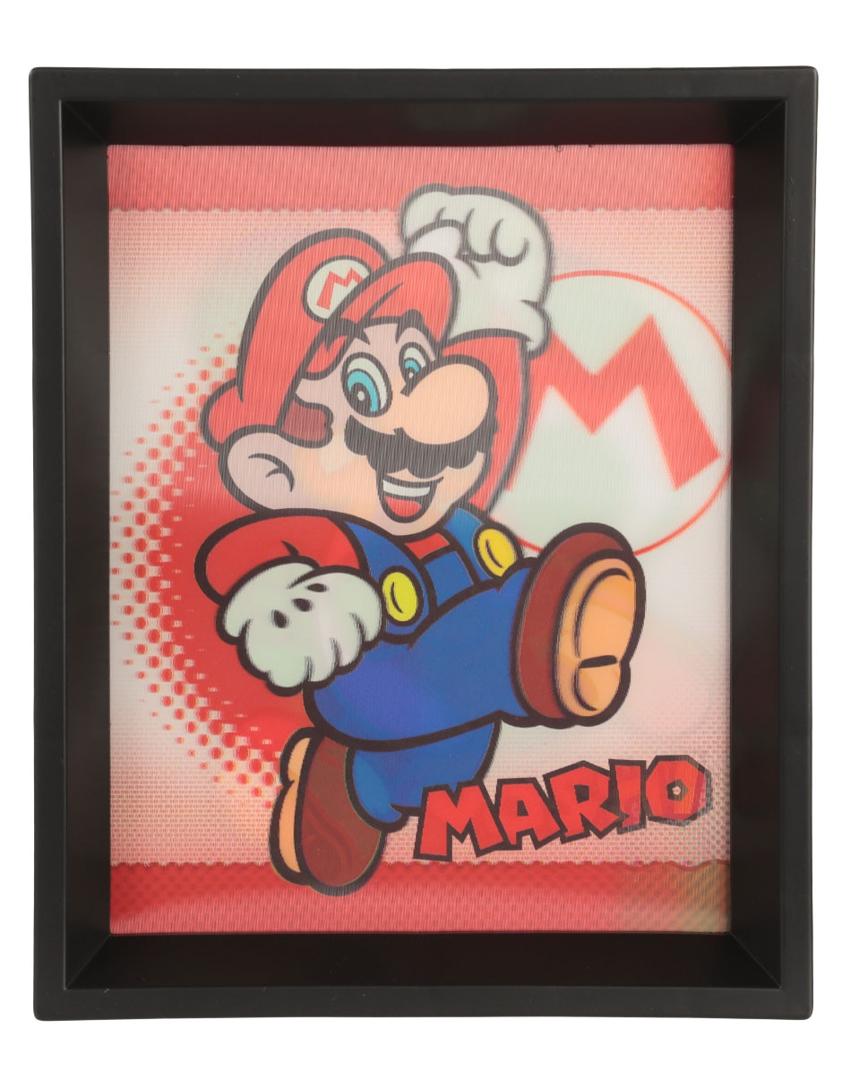 Póster lenticular de Mario Bros Póster lenticular de Mario Bros