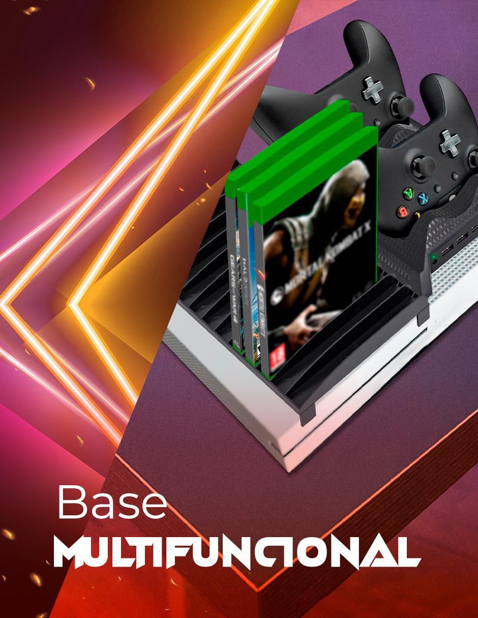 Soporte para control de videojuego de plástico 4