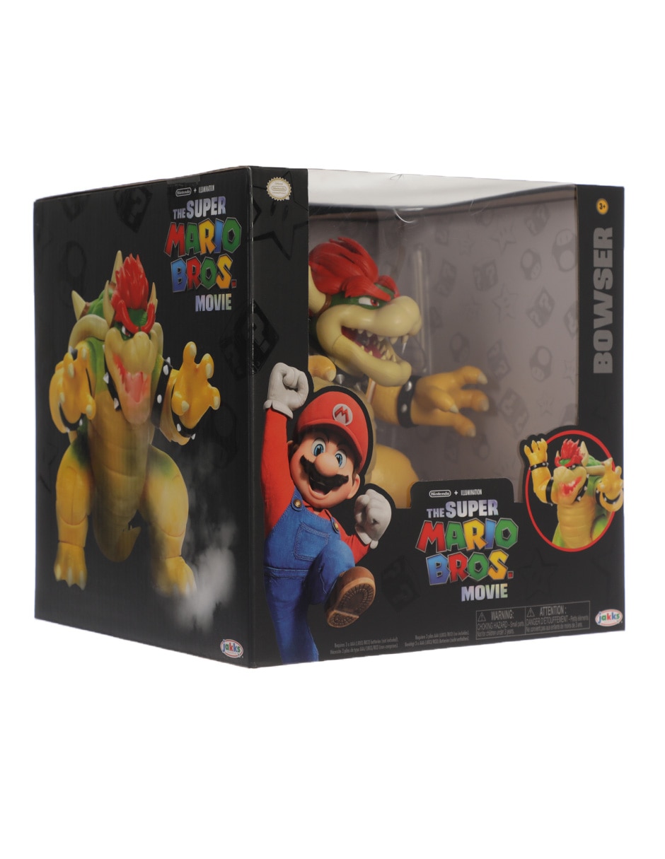 Figura The Super Mario Bros Movie Bowser con luz 2