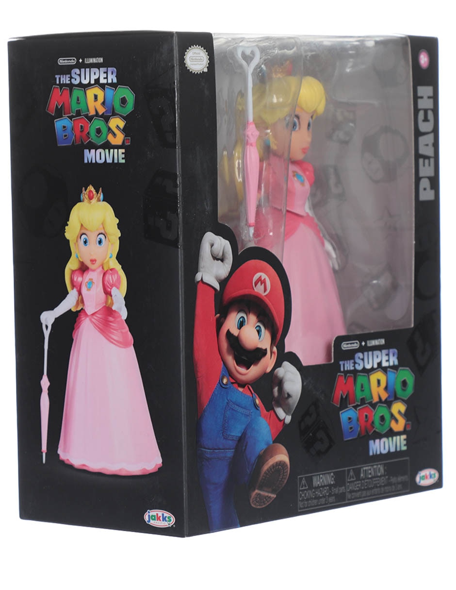 Figura Super Mario Bros Princesa Peach Nintendo articulada | Liverpool