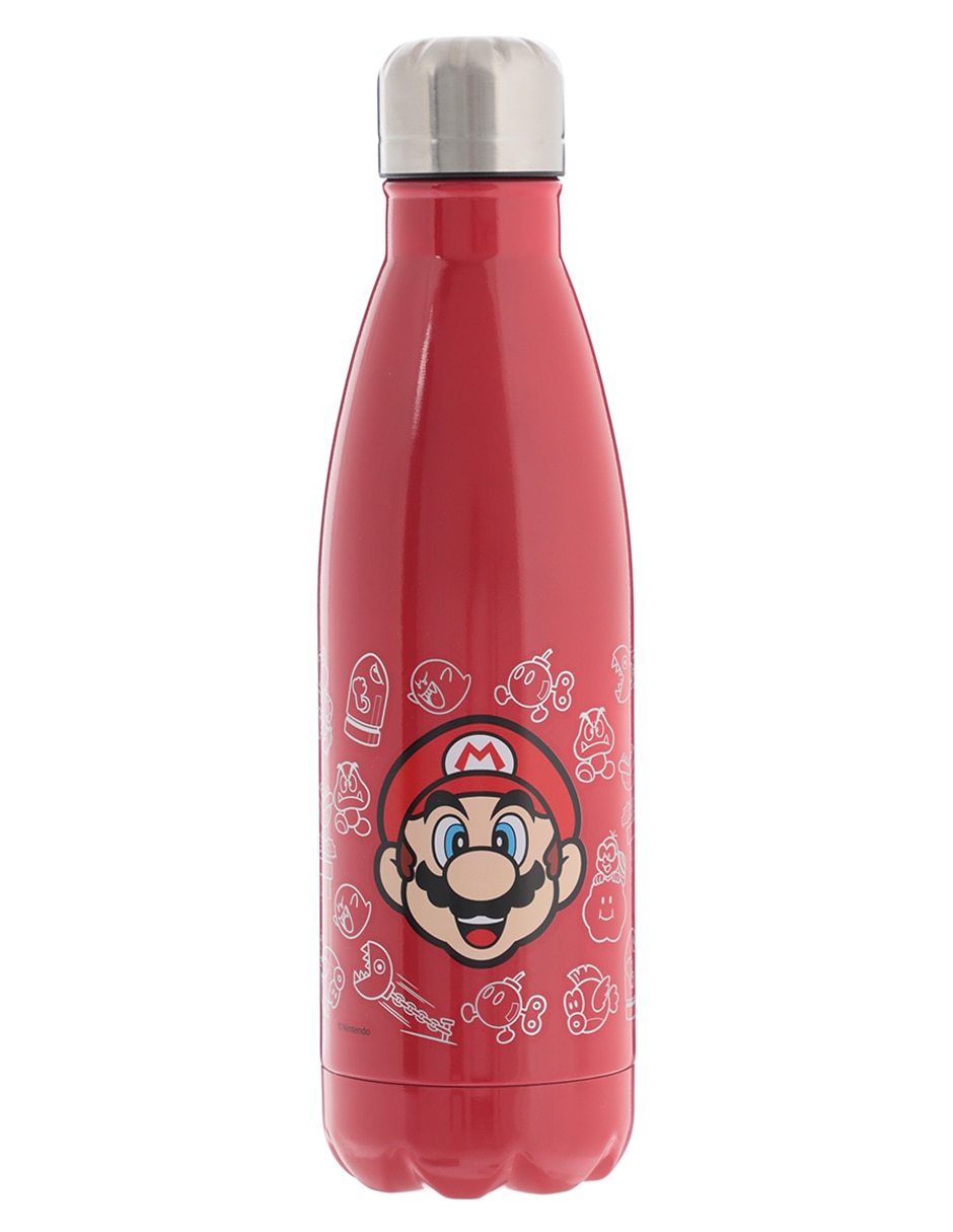 Botella de agua mario bros de acero unisex Botella de agua mario bros de acero unisex