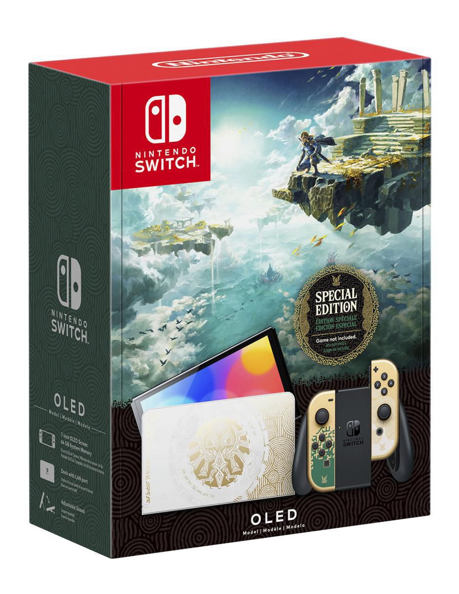 Consola portátil Switch OLED 64 GB edición estándar The Legend of Zelda 7