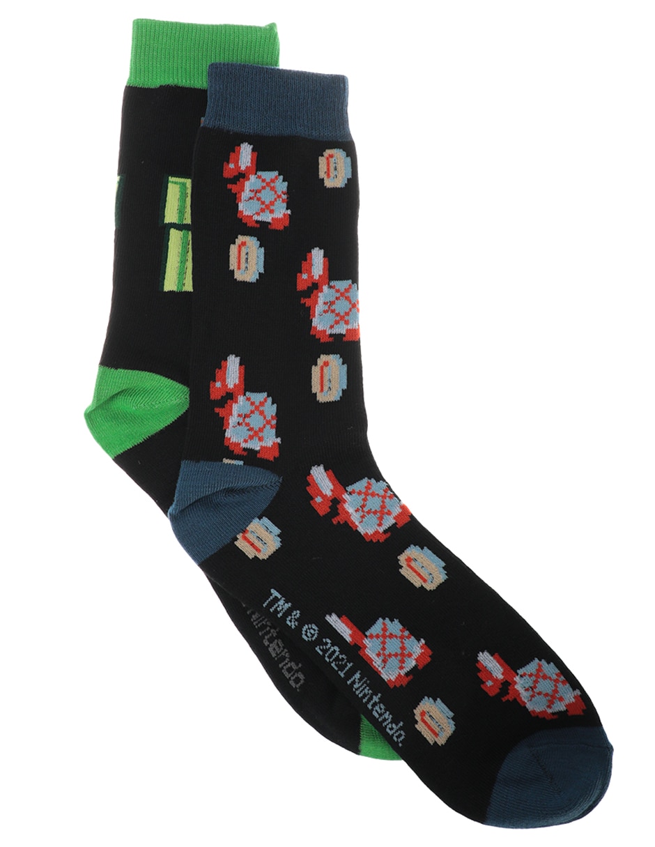 Calcetín Super Mario Bros para niño 2 pares