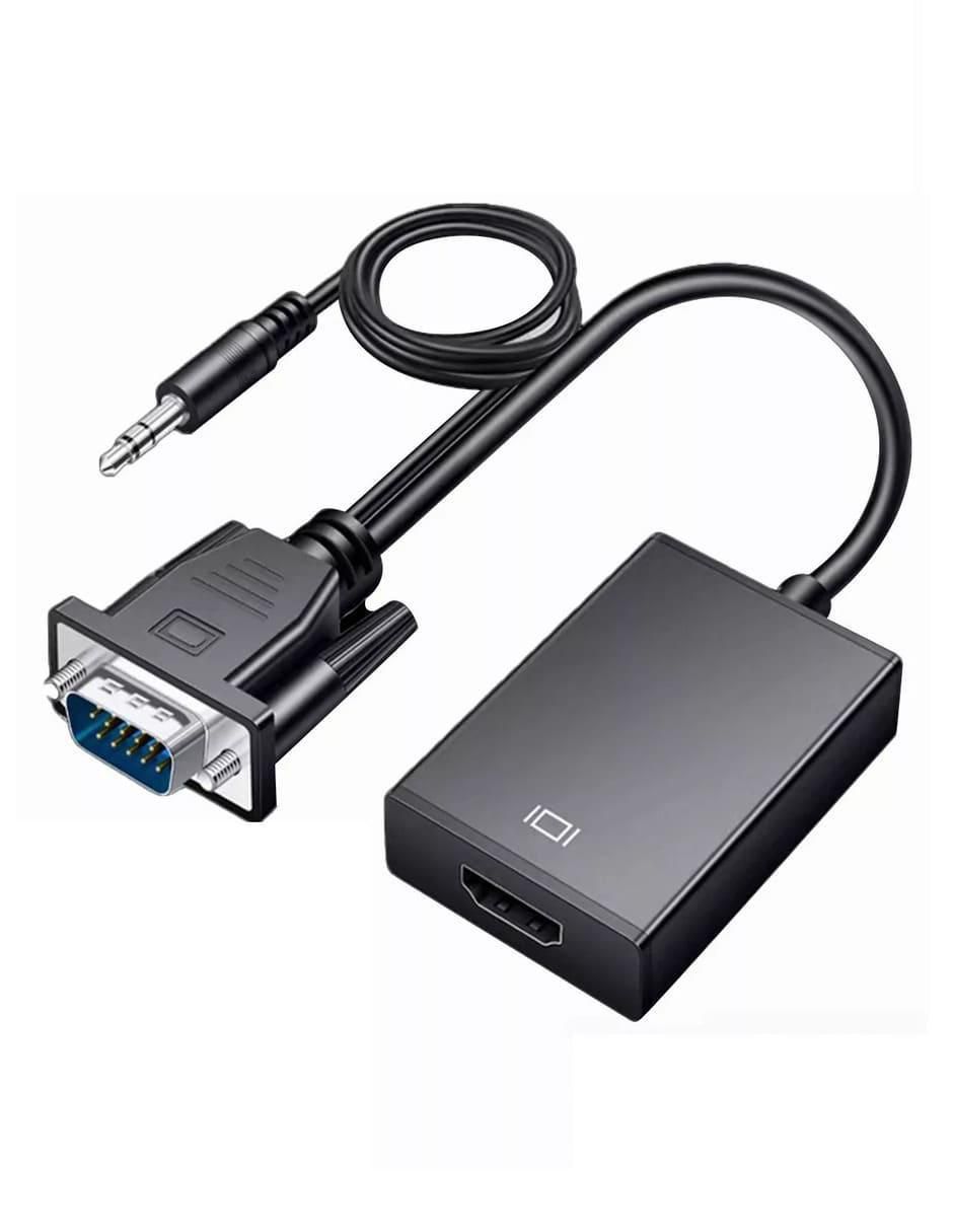 Cable adaptador Micro HDMI a VGA + audio / Convertidor para