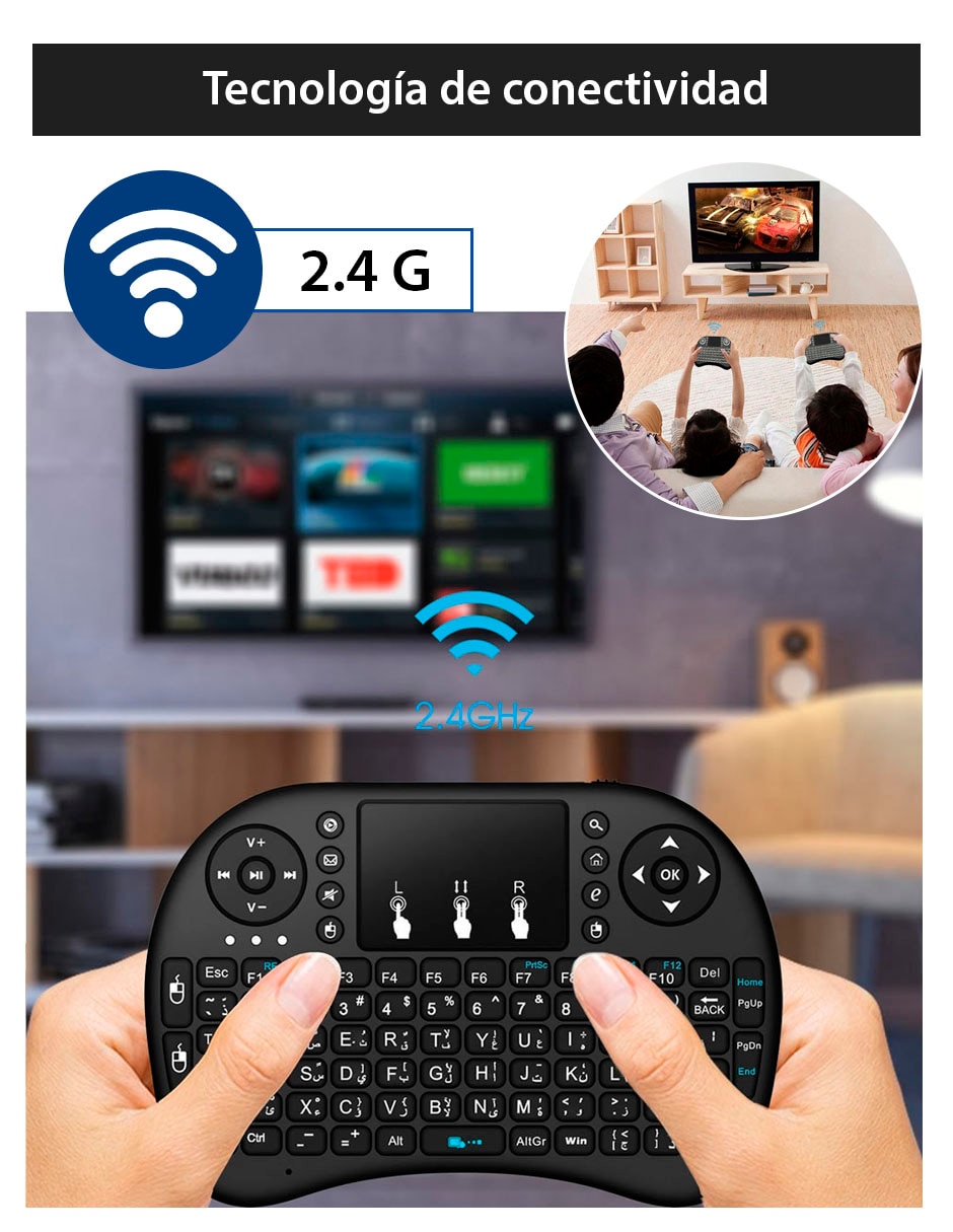 Teclado conexión inalámbrica DY-KM03 3
