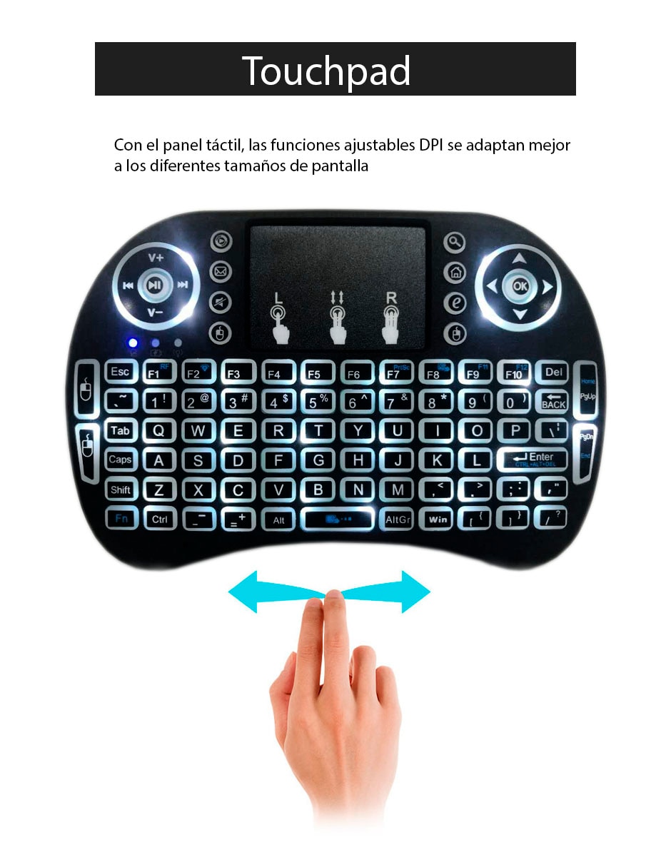 Teclado conexión inalámbrica DY-KM03 4