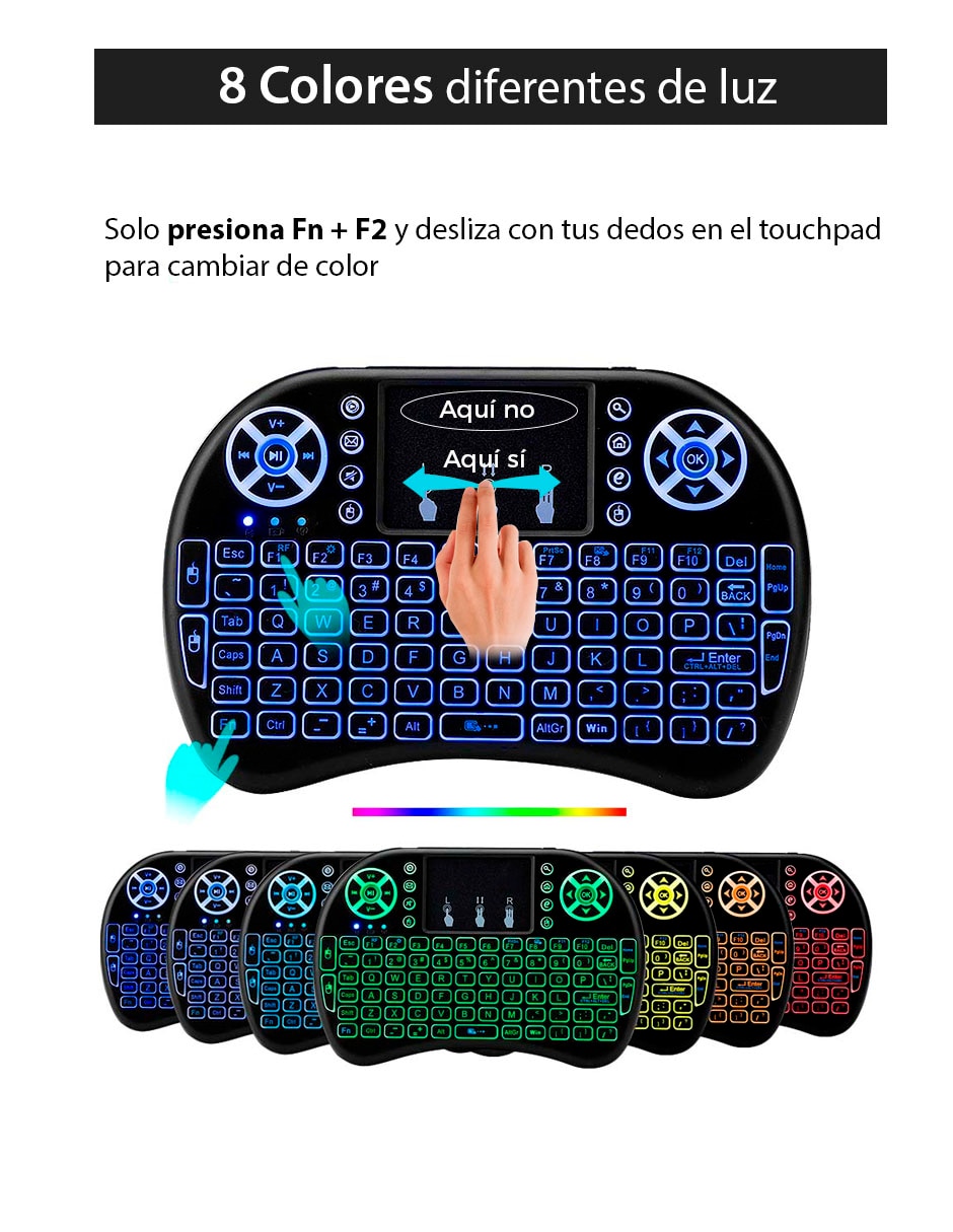 Teclado conexión inalámbrica DY-KM03 5