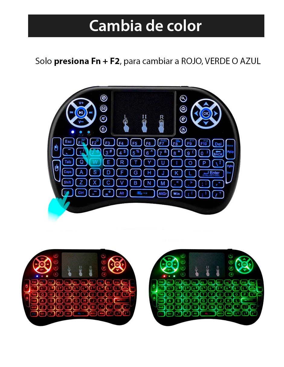 Teclado conexión inalámbrica DY-KM03 6