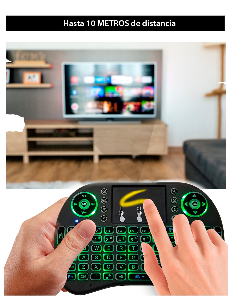 Teclado conexión inalámbrica DY-KM03 7