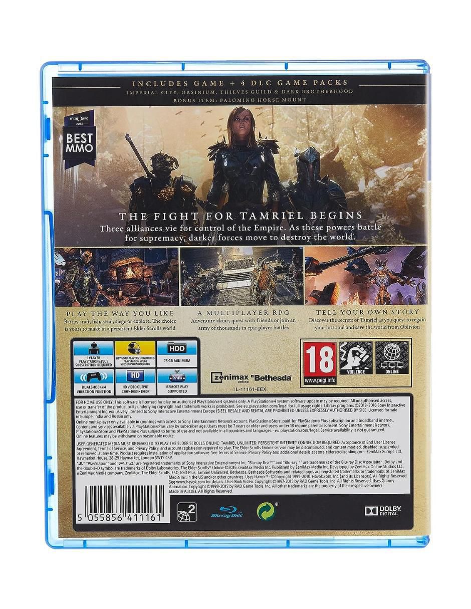 The Elder Scrolls Online gold para PS4 2