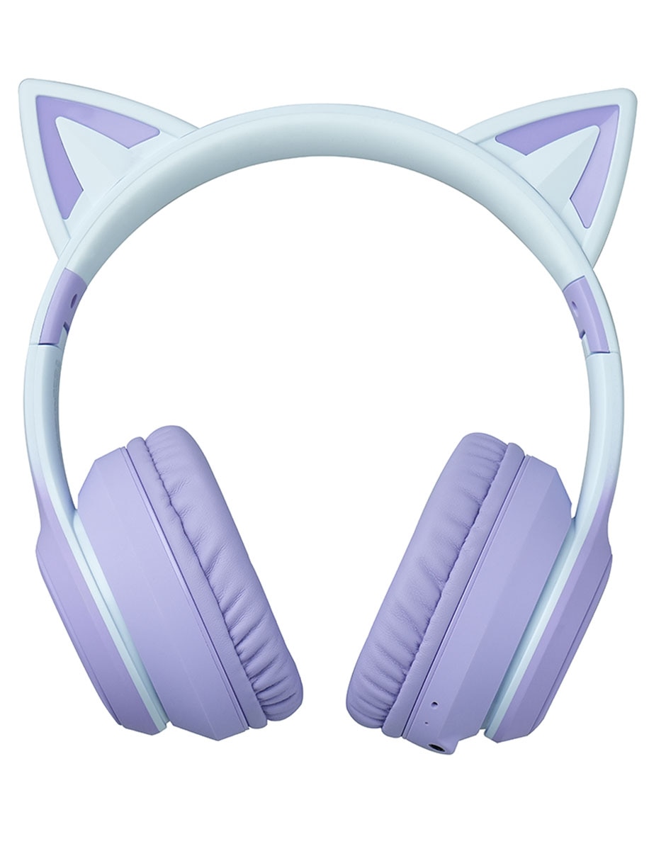 Audífonos Over-Ear Glow Cat Rgb alámbricos e inalámbricos Audífonos Over-Ear Glow Cat Rgb alámbricos e inalámbricos