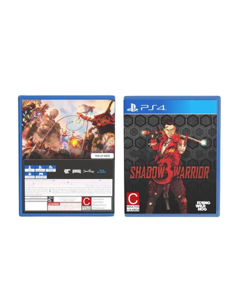 RVCS Games - Shadow Warrior 3 PS4 / PS5 - Pontos Primária (2250) -  Secundária (1500)