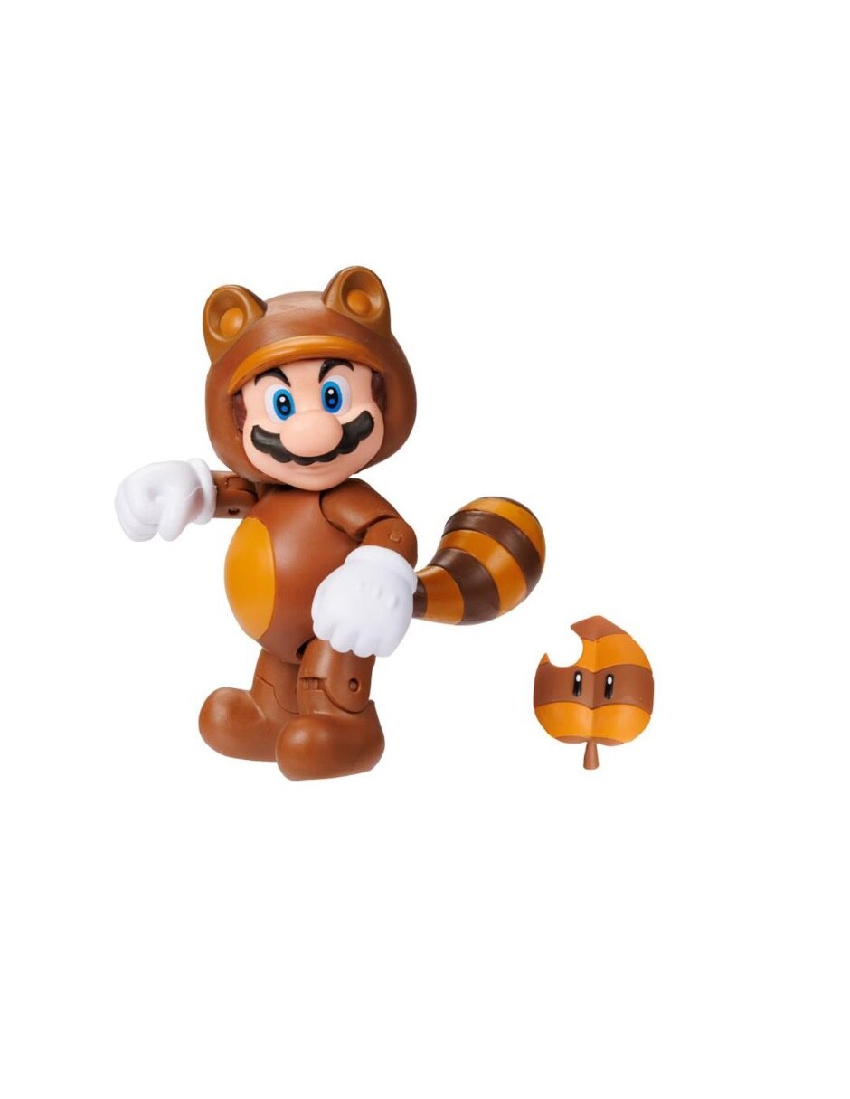 Figura Super Mario Tanooki Nintendo articulada Liverpool