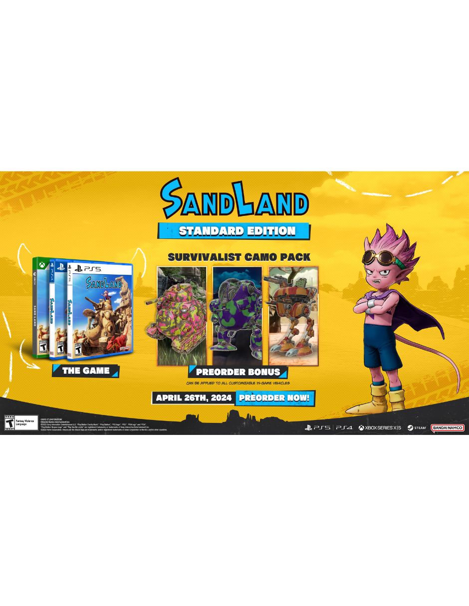 Sand Land estándar para PS5 2