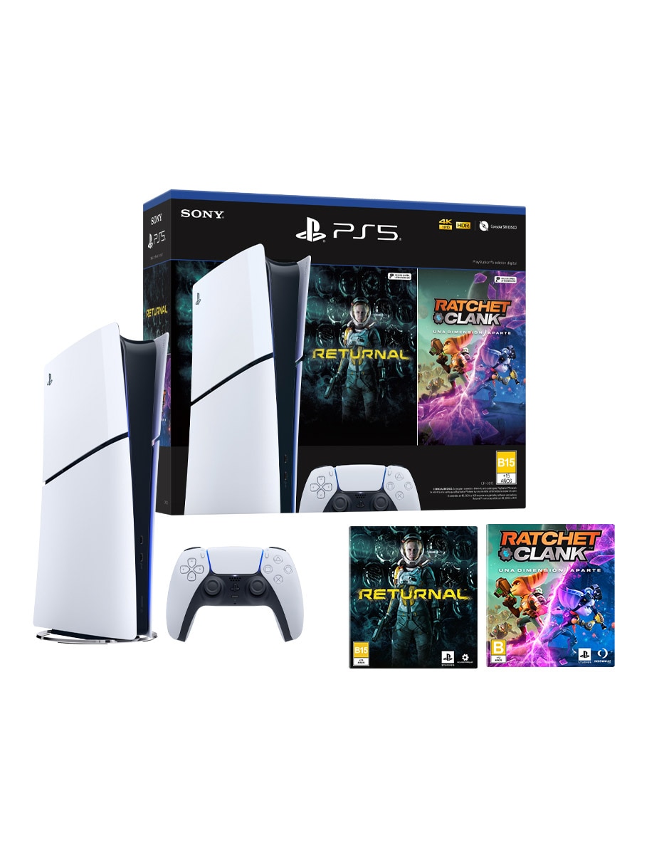 Consola fija ps5 de 1 tb edición digital 1