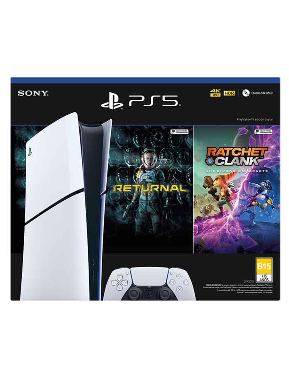 Consola fija ps5 de 1 tb edición digital 4