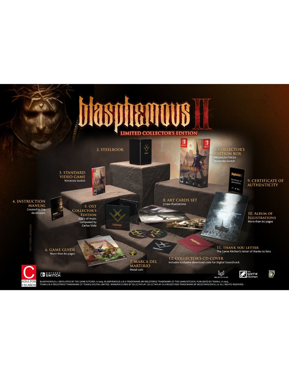 Blasphemous Ii Limited collectors para Nintendo Switch 2